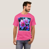 Neon Bloom Magic Glow Design T-shirt (Voorkant volledig)