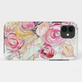 Neon Blooms iPhone Case (Achterkant (horizontaal))