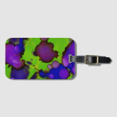 Neon Bloomstorm Bagagelabel (Voorkant (horizontaal))