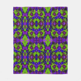 Neon Bloomstorm Fleece Deken