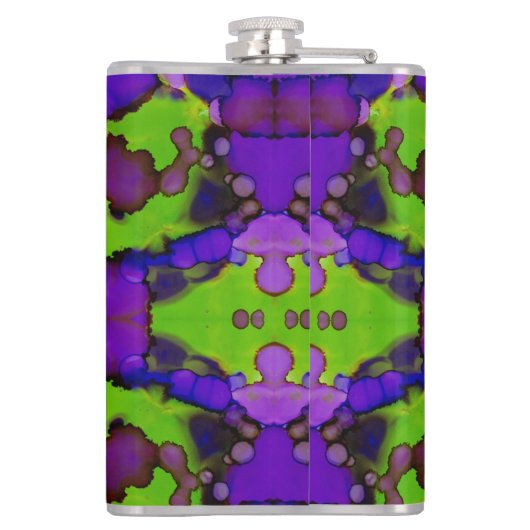 Neon Bloomstorm Heupfles (Achterkant)