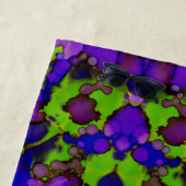 Neon Bloomstorm Strandlaken (In situ)