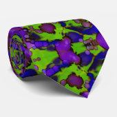 Neon Bloomstorm Stropdas (Opgerold)
