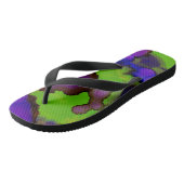 Neon Bloomstorm Teenslippers (Schuin)