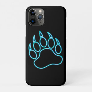 Neon Blue Beer Paw iPhone 11 Pro Hoesje