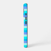 Neon Blue Color Pattern iPhone 16 Hoesje (Linkerkant)