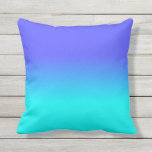 Neon Blue en Bright Neon Aqua Ombré Shade Color F Buitenkussen<br><div class="desc">Neon Blue en Bright Neon Aqua Ombré Shade Color Fade neon aqua,  neonblauw,  blauwe neon,  ombre shade,  kleurfade,  neon,  blauw,  ombre,  shade,  kleur,  flade,  trend,  helder,  fluorescerend,  hooglicht,  school,  kinder,  plezier,  dorm,  decor,  tint,  helder neonblauw,  helder,  verflauw,  verkleurd blauwe vervaging,  neonaqua vervagen,  neonblauwe schaduw,  neonaqua-schaduw</div>