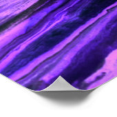 Neon blue, green and purple creative abstract hand poster (Hoek)