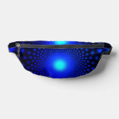 Neon Blue Lights Fanny Pack Heuptasje (Liggend)