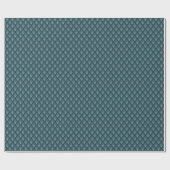 Neon Blue Op-Art Chevron. Cadeaupapier (Vlak)