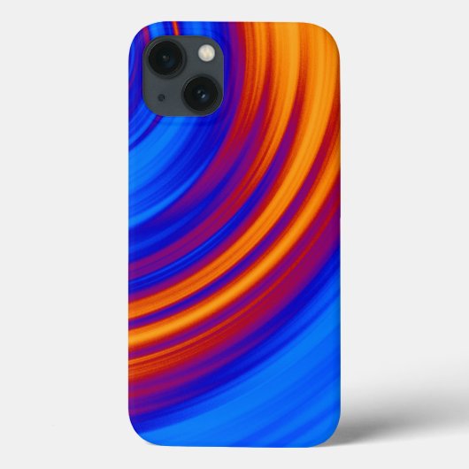 Neon Blue Oranje Red Yellow Case-Mate iPhone Case (Achterkant)