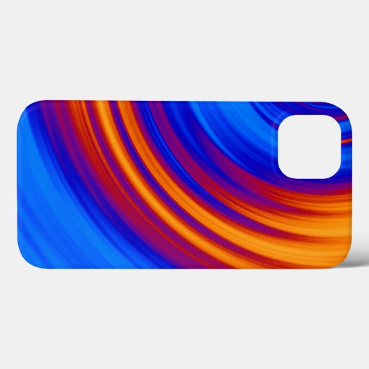 Neon Blue Oranje Red Yellow Case-Mate iPhone Case (Achterkant (horizontaal))