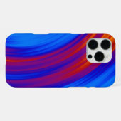 Neon Blue Oranje Red Yellow iPhone Hoesje (Achterkant horizontaal)