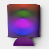 Neon Blue, Paarse, groene, Oranje Koelbox Blikjeskoeler (Achterkant)