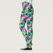 Neon Blue, Pink & Green Camouflage Leggings (Links)