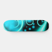 Neon Blue Skateboard (Horizontaal)