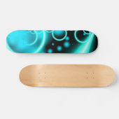 Neon Blue Skateboard (Horizontaal)