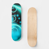 Neon Blue Skateboard (Voorkant)