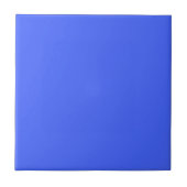 Neon Blue Solid Color Tile Tegeltje (Voorkant)