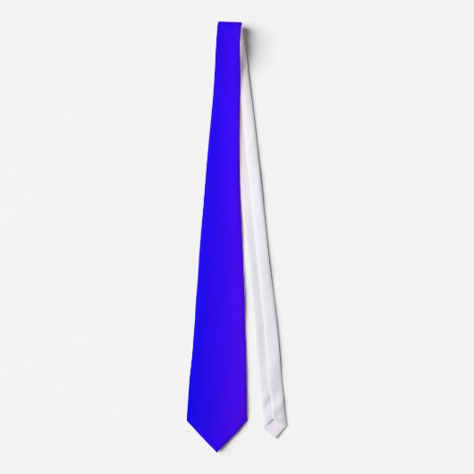 Neon Blue Stropdas - Modern (Voorkant)