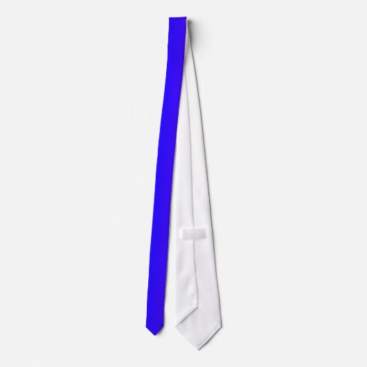 Neon Blue Stropdas - Modern (Achterkant)