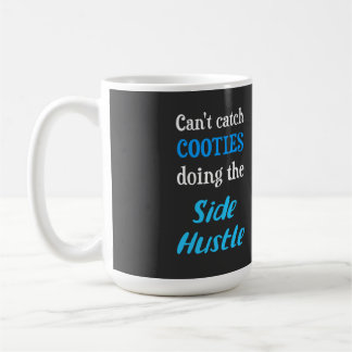 Neon Blue Text Koffiemok