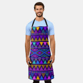Neon Blue: Tribal Navajo patroon Schort (Gedragen)