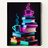 Neon boeken en koffie (Achterkant)