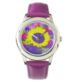 Neon Boeket Horloge