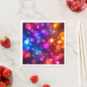 Neon Bokeh Lichten Abstract Servet (Insitu)