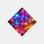Neon Bokeh Lichten Abstract Servet (Hoek)