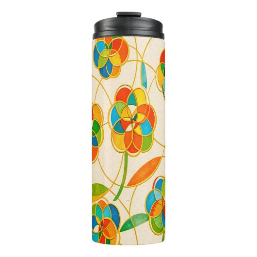 Neon Botanisch Thermosbeker (Voorkant)