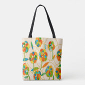Neon Botanisch Tote Bag (Achterkant)