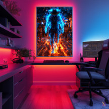 Neon Bounty Hunter, een Westerne cybercrimineel