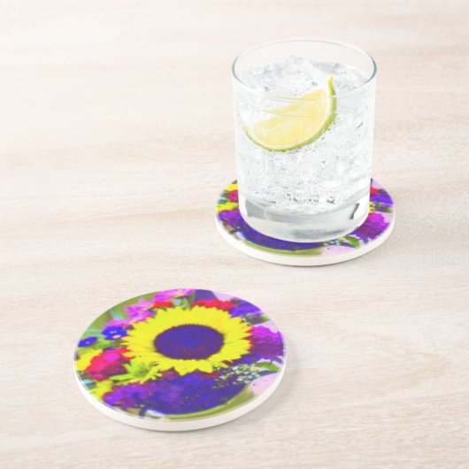 Neon Bouquet Onderzetter (Zijkant)