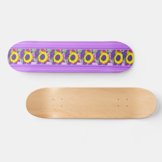 Neon Bouquet Skateboard (Horizontaal)