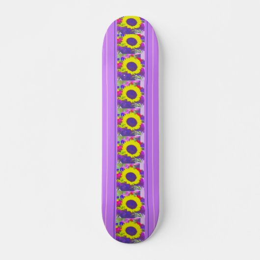 Neon Bouquet Skateboard (Voorkant)