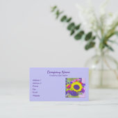 Neon Bouquet Visitekaartje (Staand voorkant)