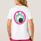 Neon Bowling Event Shirt met naam op voorvak (Achterkant)