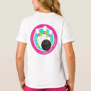 Neon Bowling Event Shirt met naam op voorvak