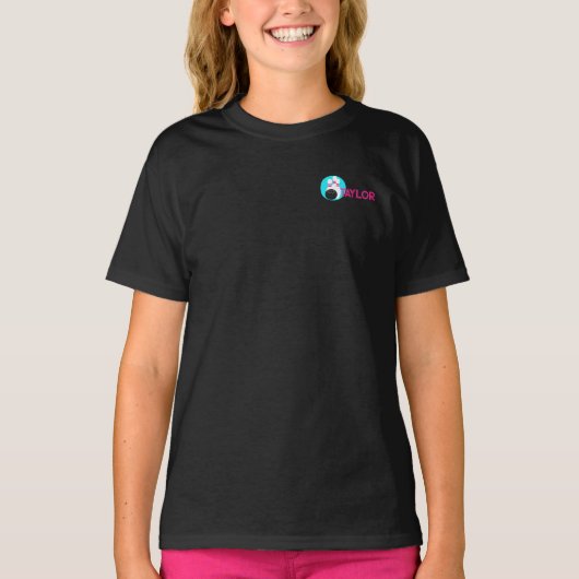 Neon Bowling Event Shirt met naam op voorvak (Voorkant)