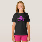 Neon Bowling Feest Bash Verjaardagsfeest T-shirt (Voorkant volledig)