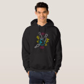 Neon Bowling Geschenk Strike Hoodie (Voorkant volledig)