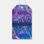 Neon Bowling Hartelijk dank, Labels, Bowling Favor Cadeaulabel (Achterkant)