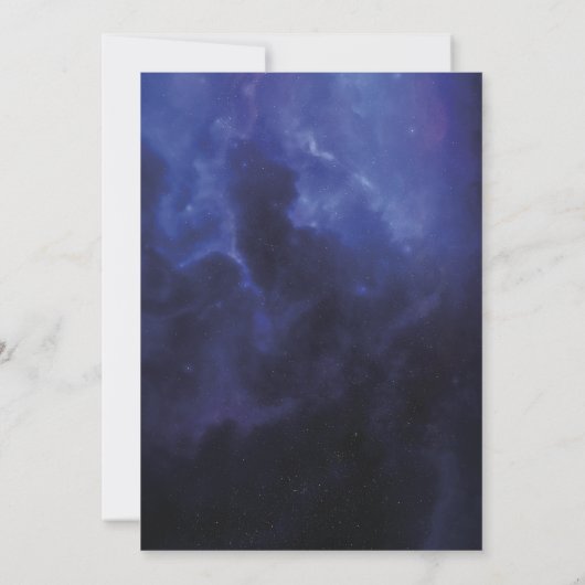 Neon Bowling Invitation for Birthday Party Retro Kaart (Achterkant)