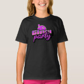 Neon Bowling Party Bash Birthday Party T-shirt (Voorkant)
