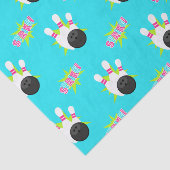 Neon Bowling Party Tissue Paper Tissuepapier (Detail)