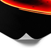 Neon Bowling Pin Poster (Hoek)