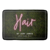 Neon Boxwood Hair Salon Cosmetoloog Badmat (Voorkant)