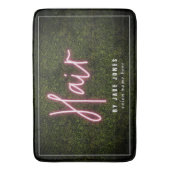 Neon Boxwood Hair Salon Cosmetoloog Badmat (Voorkant Verticaal)